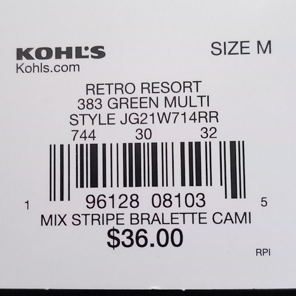 Kohl's crop top cami - Picture 5 of 5